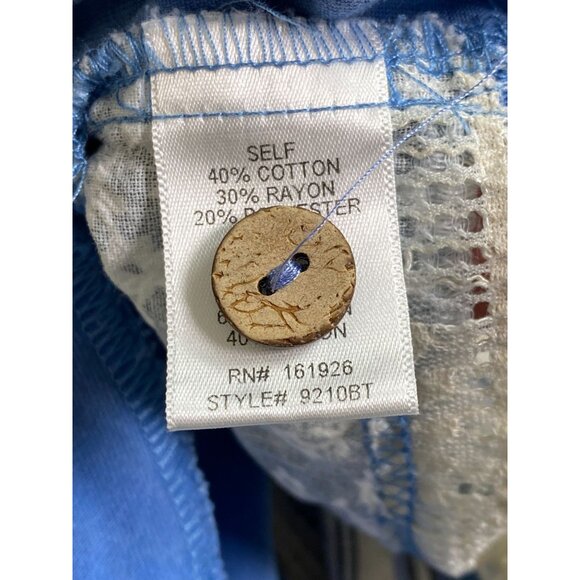 Bluevelvet Patchwork Poncho Top size M/ L Artsy Hippie Lagenlook Boho Peasant - Picture 8 of 16